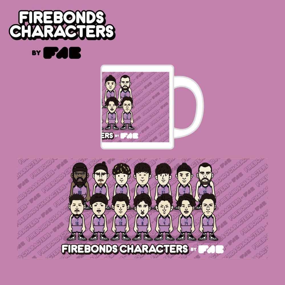 【FIREBONDS CHARACTERS BY FAB】マグカップ 詳細画像 1カラー 1