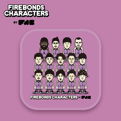 【FIREBONDS CHARACTERS BY FAB】ミニタオル
