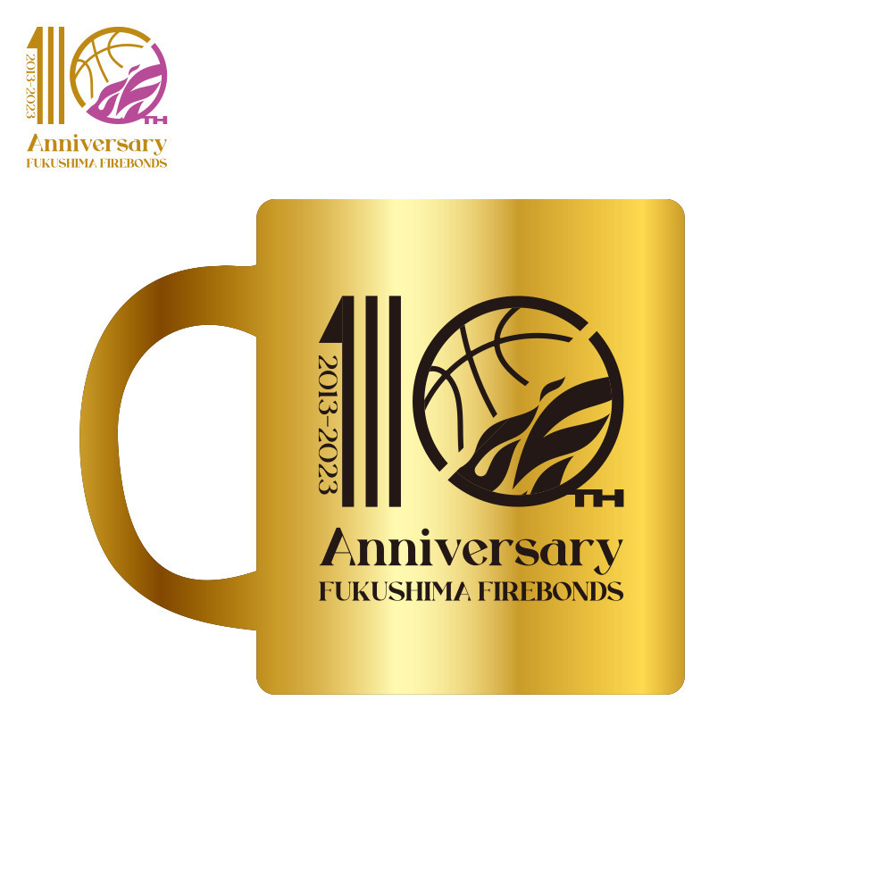 10周年記念ゴールドマグカップ 詳細画像 1