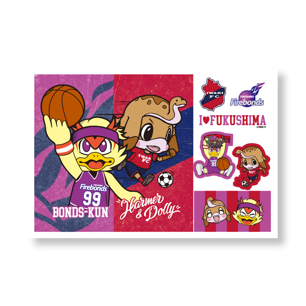 ハーマー＆ドリーコラボ　ステッカー 詳細画像 1