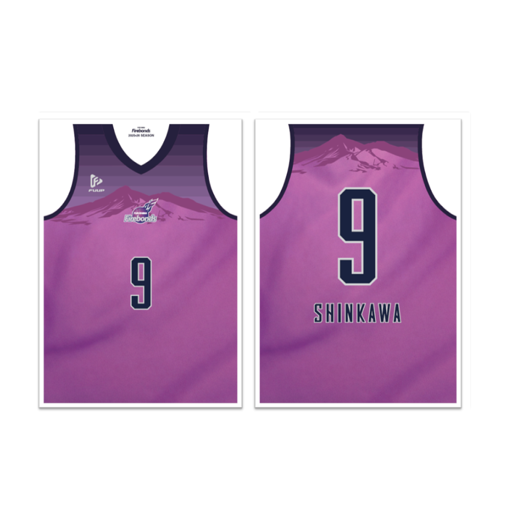 ユニ柄クリアファイル｜福島ファイヤーボンズ｜B.LEAGUE（Bリーグ