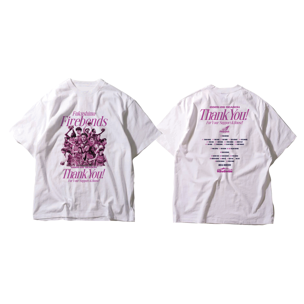 ※受注期間　5/21（木）　12：00～5/31（日）23：59※「2025-26 SEASON THANK YOU BOOST」&nbsp; Tシャツ 詳細画像 1カラー 3