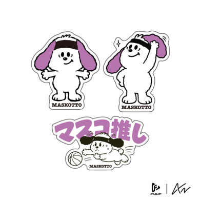※数量限定※【益子選手コラボ】ステッカー（3種類セット）