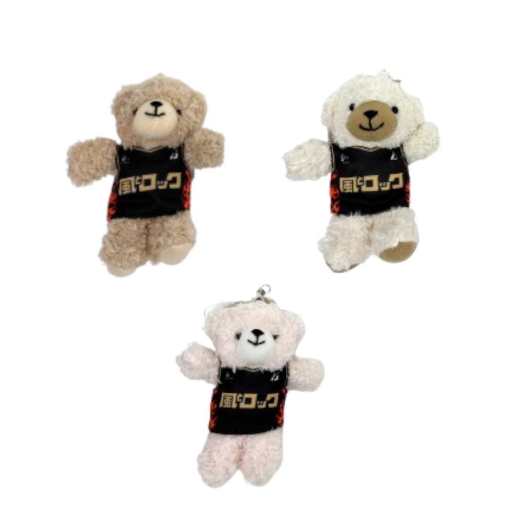 ※受注販売　9/21　10：00～9/30　23：59※【んだベア】「風とロック」コラボユニベアキーチェーン 詳細画像 ファイヤー 2