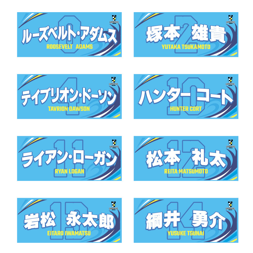 【受注販売】2025-26シーズン　選手タオル 詳細画像 S.BLU 2