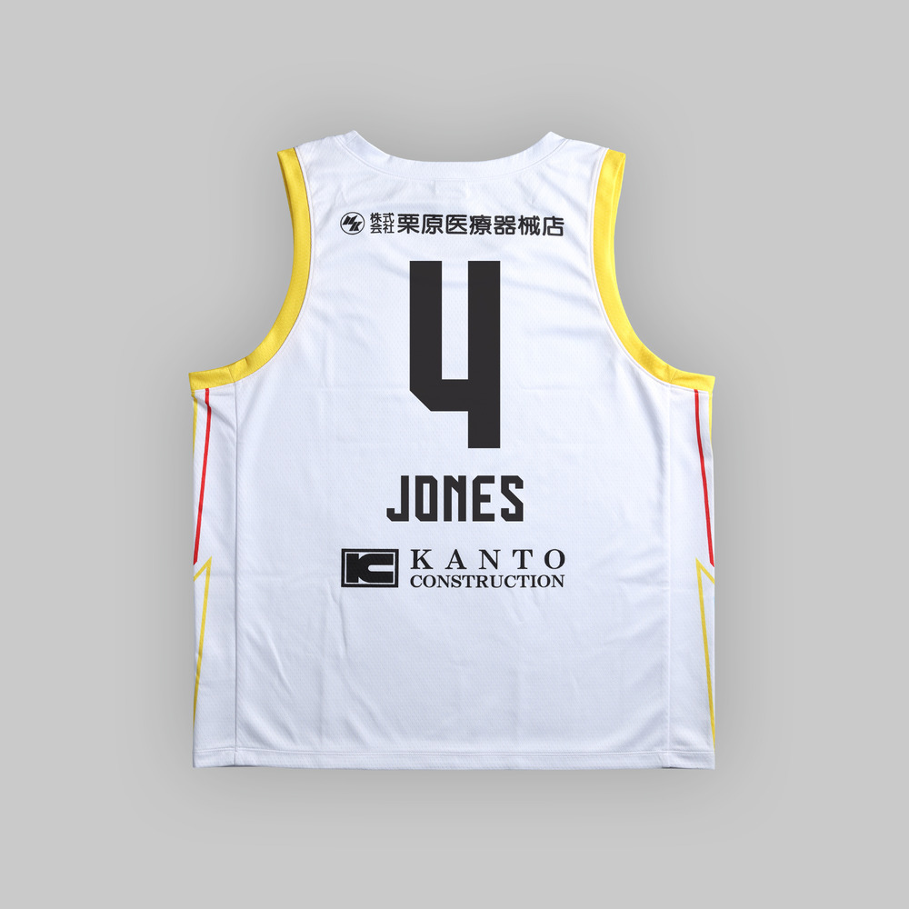 2022-23レプリカユニフォーム（アウェー/ホワイト）#4 トレイ・ジョーンズ選手(JONES) 詳細画像 2