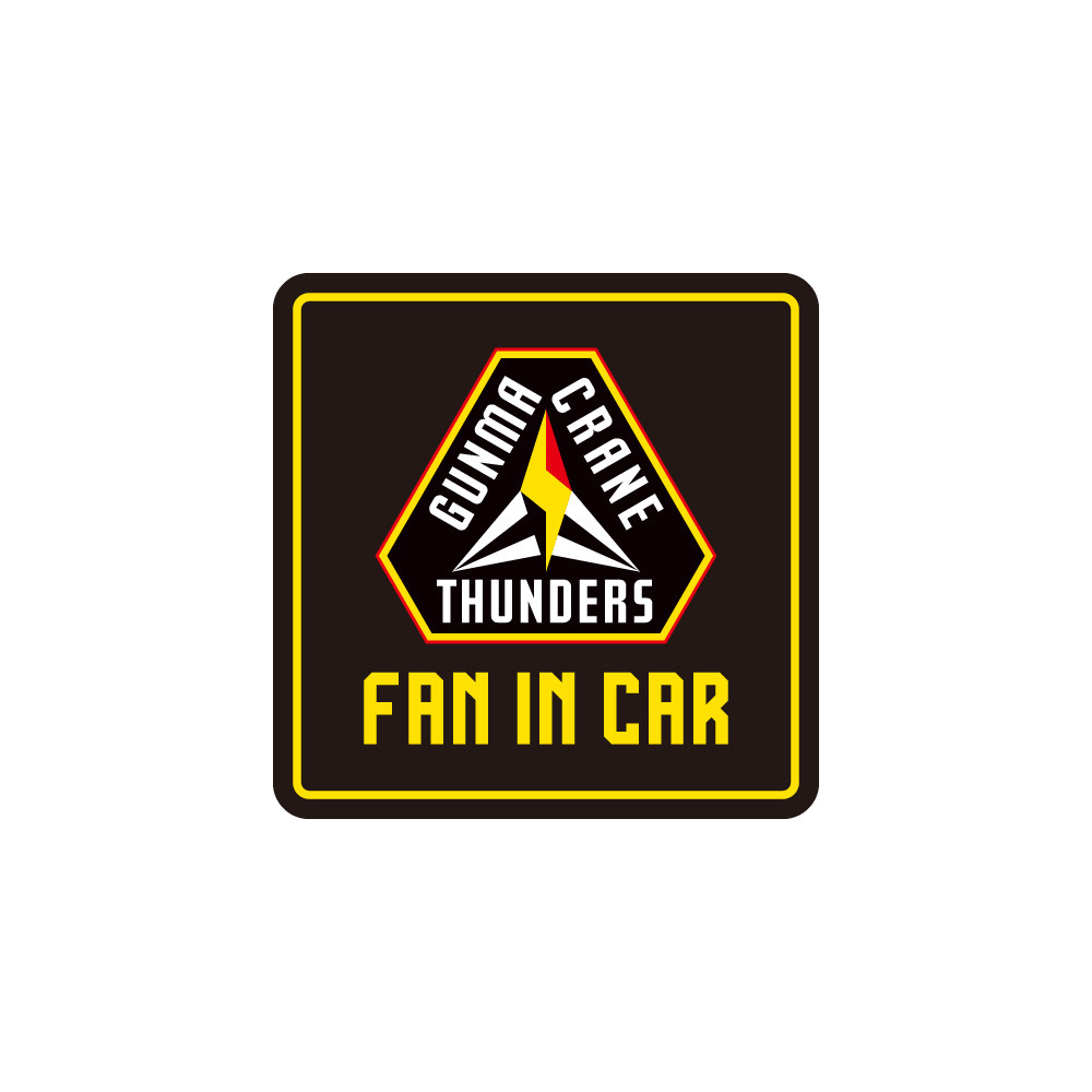 カーマグネット FAN IN CAR 詳細画像 ブラック 1