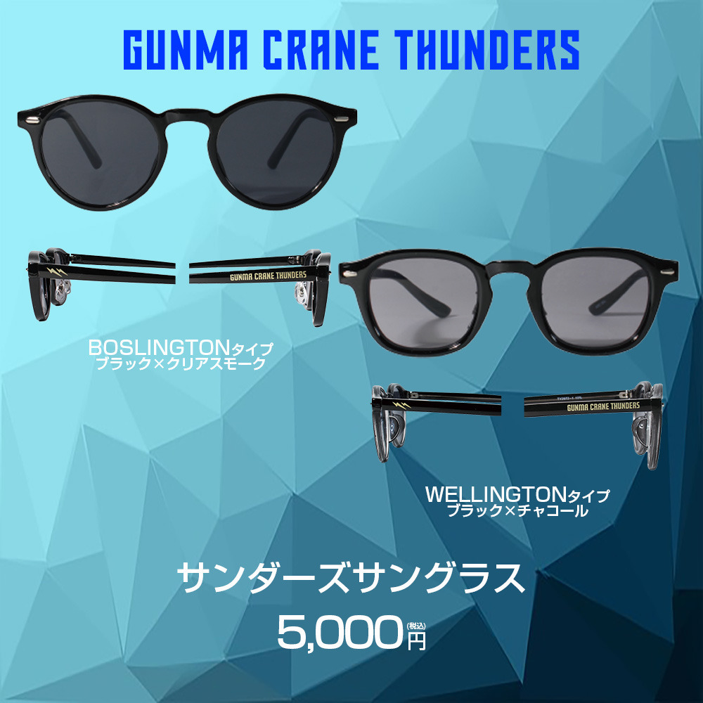 サンダーズサングラス 2025-26 詳細画像 WELLINGTONタイプ(ブラック×チャコール) 1