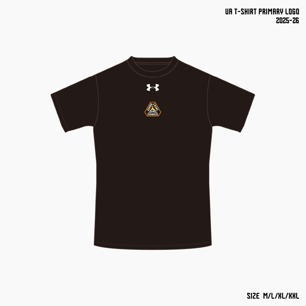 UA Tシャツ 2025-26 (プライマリーロゴ)  【選手着用モデル/練習着】 詳細画像 ブラック×プライマリーロゴ 1