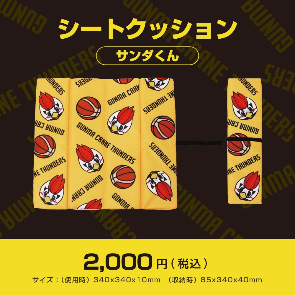 シートクッション 2025-26 詳細画像 サンダくん 1
