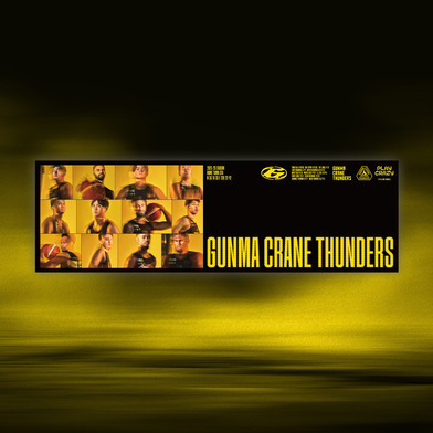 GUNMA CRANE THUNDERS キービジュアル グッズ各種 2025-26