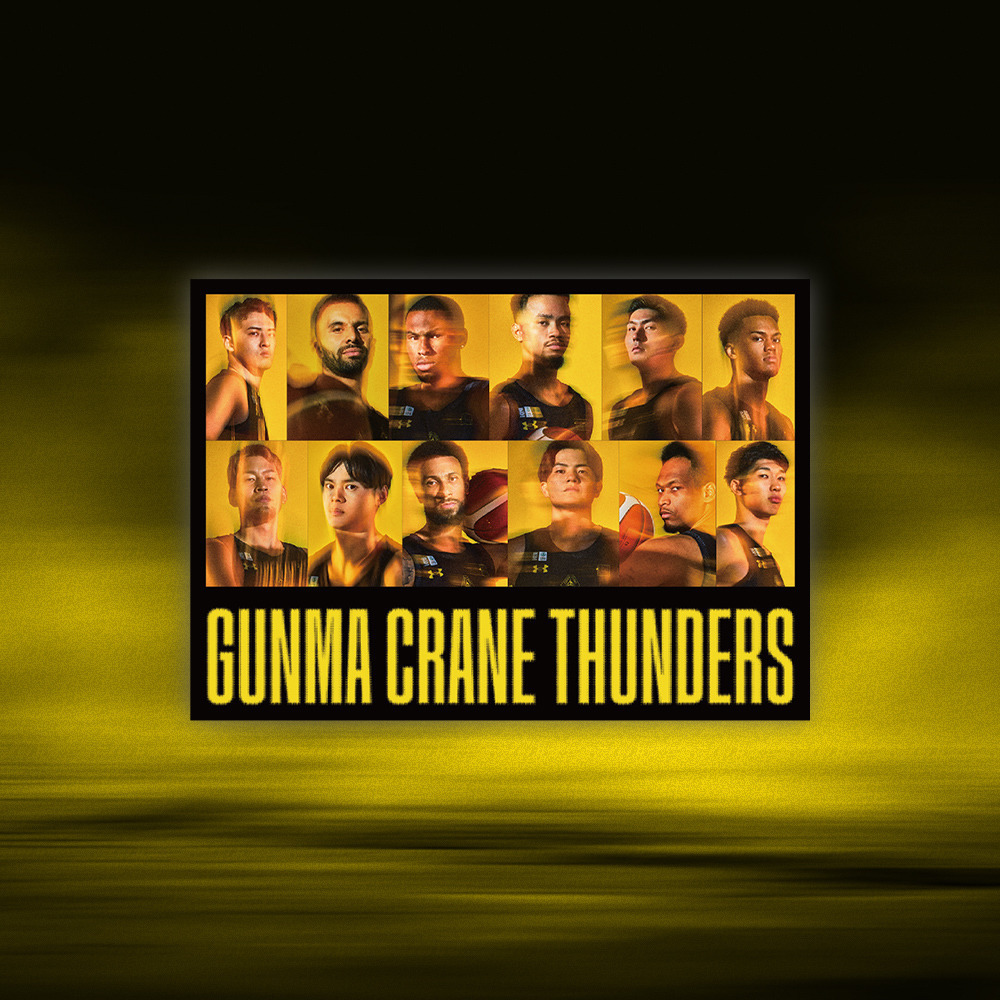 GUNMA CRANE THUNDERS サイン入りフレーム GUNMA CRANE THUNDERS サイン入りフレーム 群馬クレインサンダーズ