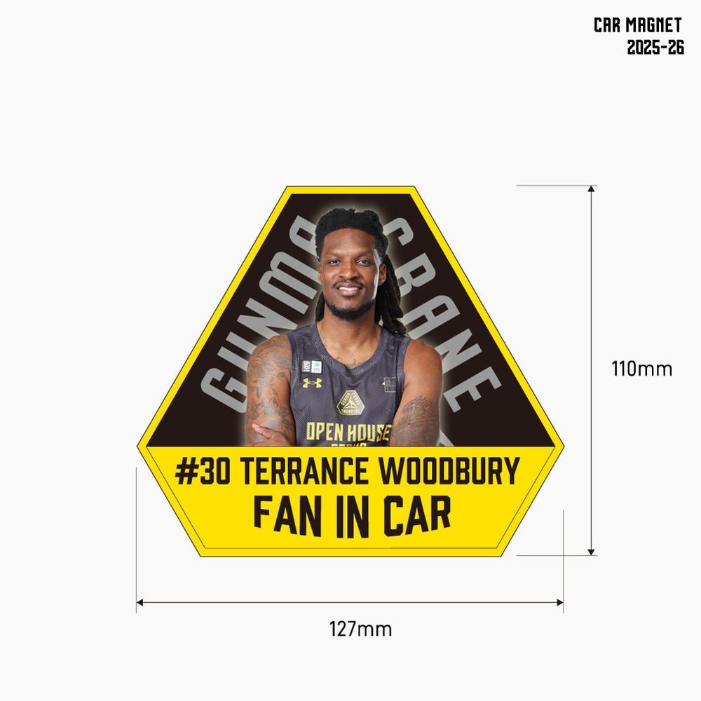 【EC限定】 カーマグネット 2025-26 詳細画像 #30 テレンス・ウッドベリー 1