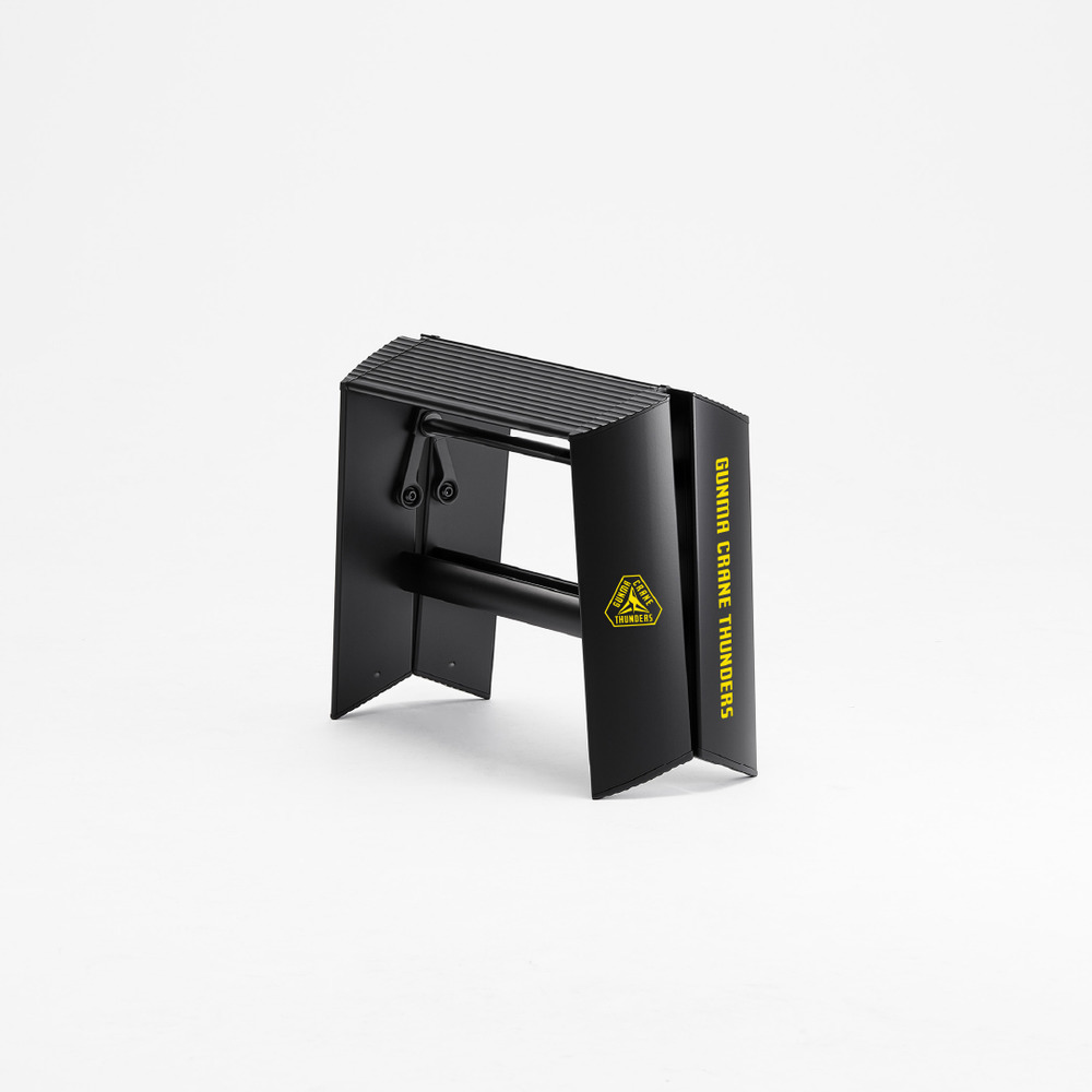 【EC限定】 lucano&times;GCT ルカーノ コラボ脚立 1-step（1段） 2025-26 詳細画像 ブラック&times;プライマリーロゴ 2