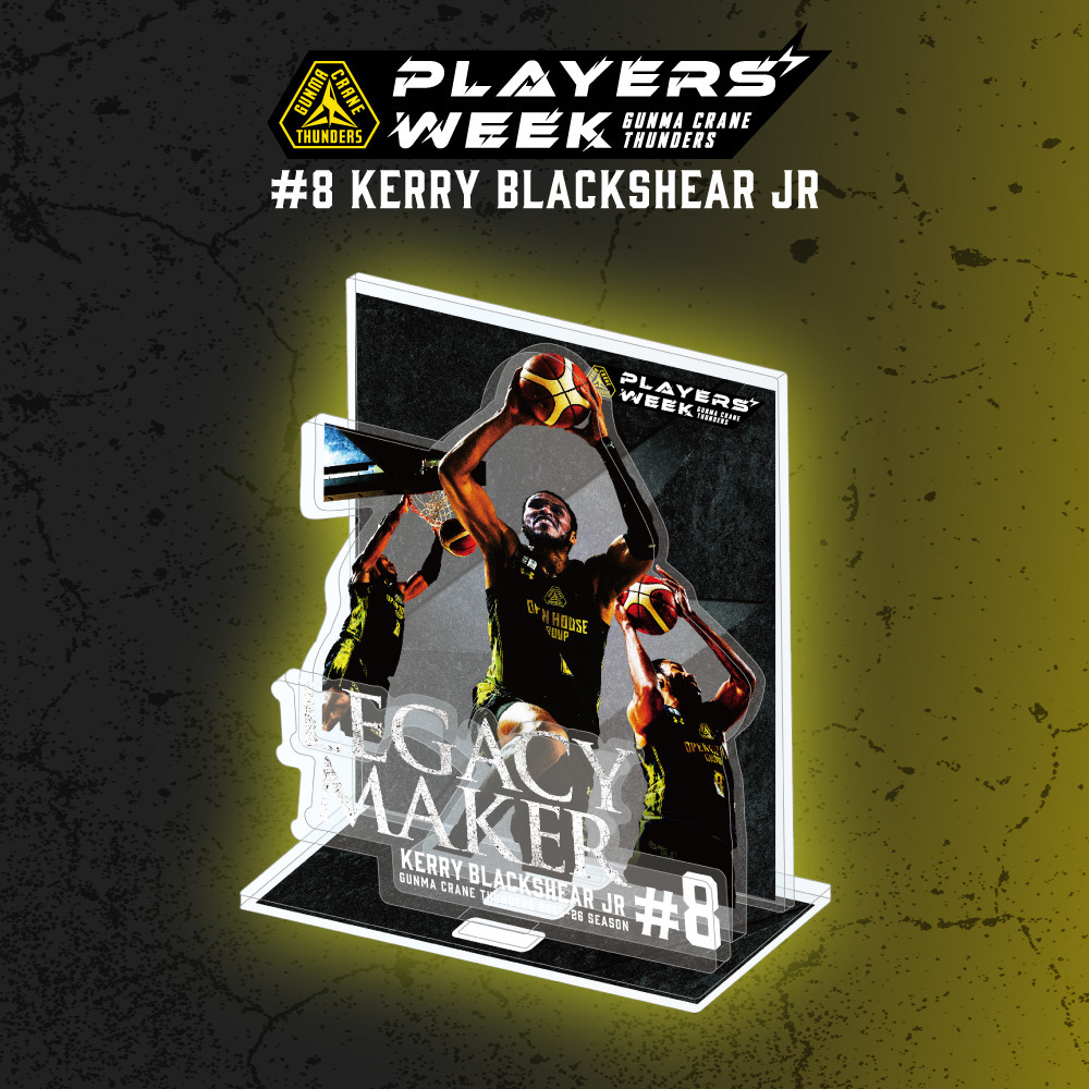 【EC限定】 PLAYER'S WEEK ケリー・ブラックシアー・ジュニア選手 記念グッズ 2025-26 詳細画像 アクリルジオラマ 1