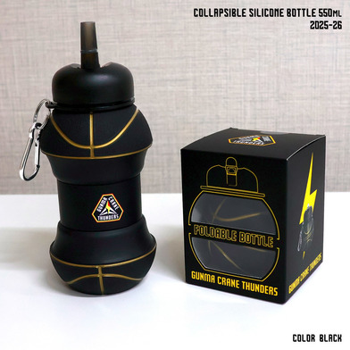 折りたたみシリコンボトル GUNMA CRANE THUNDERS プライマリーロゴVer. 2025-26