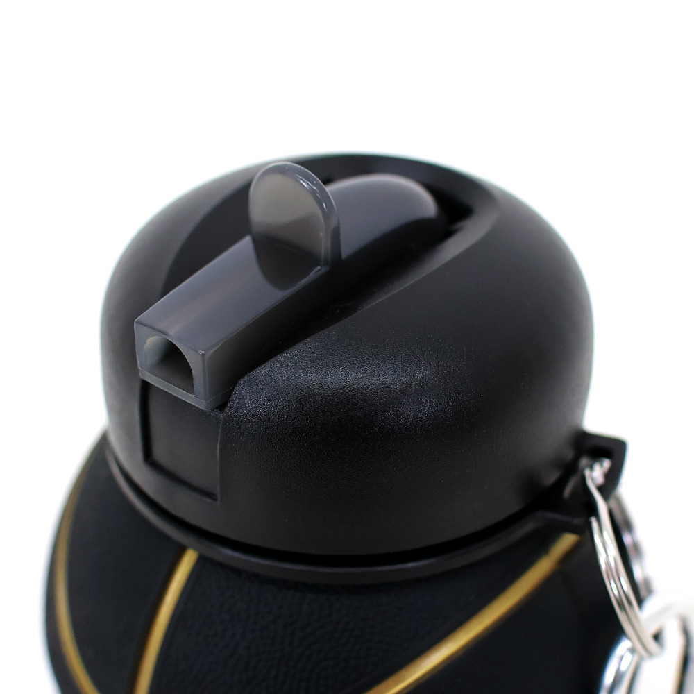 折りたたみシリコンボトル GUNMA CRANE THUNDERS プライマリーロゴVer. 2025-26 詳細画像 ブラック&times;プライマリーロゴ 4