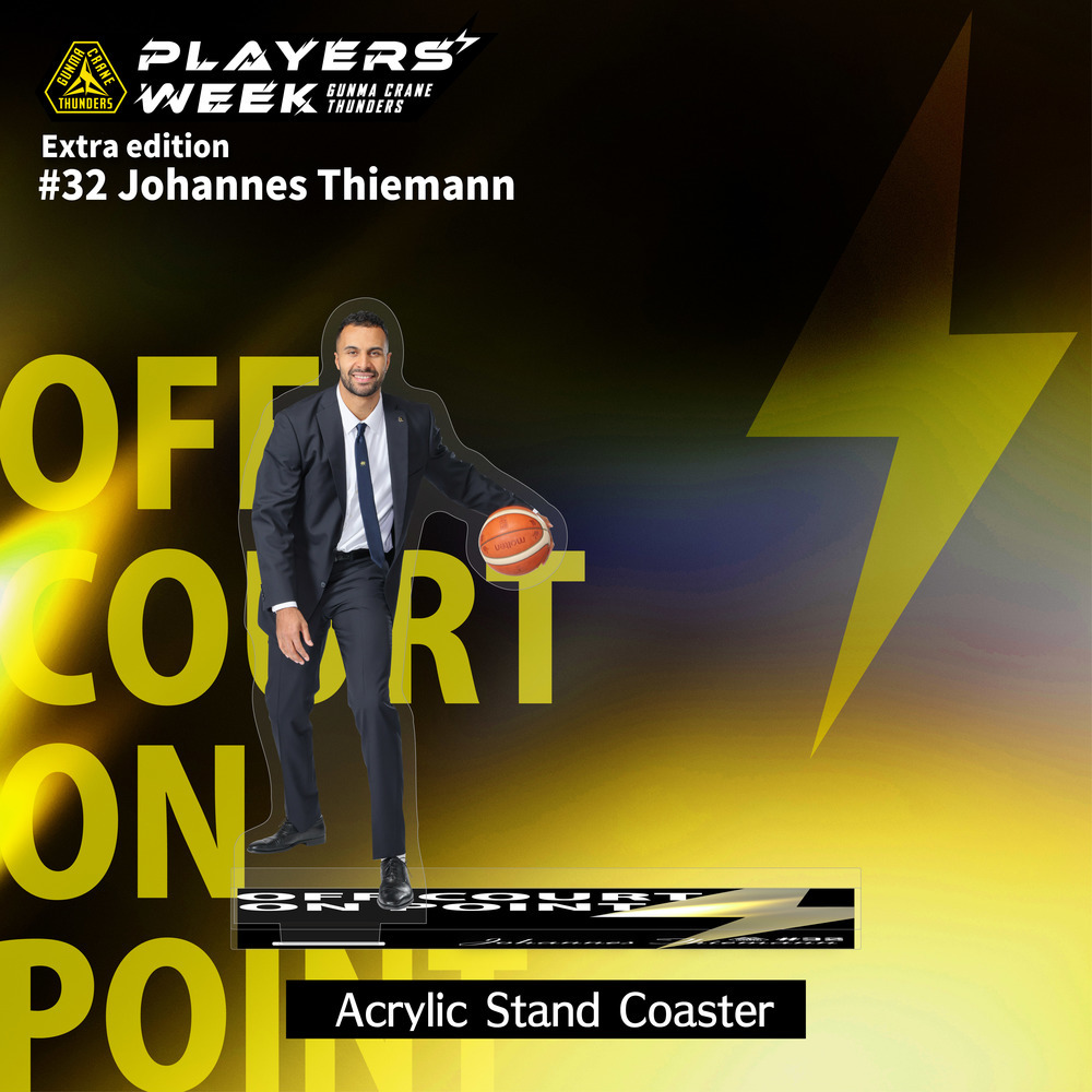 【EC限定】 PLAYER'S WEEK 番外編 ヨハネス・ティーマン選手 記念グッズ 2025-26 詳細画像 アクスタコースター 1