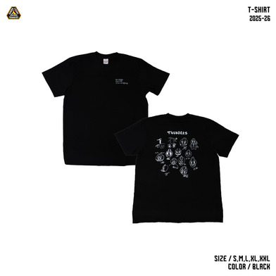 選手描き下ろしサンダくん似顔絵 Tシャツ 2025-26