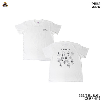 選手描き下ろしサンダくん似顔絵 Tシャツ 2025-26