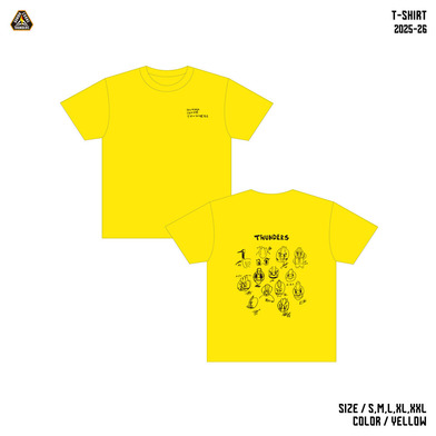 選手描き下ろしサンダくん似顔絵 Tシャツ 2025-26