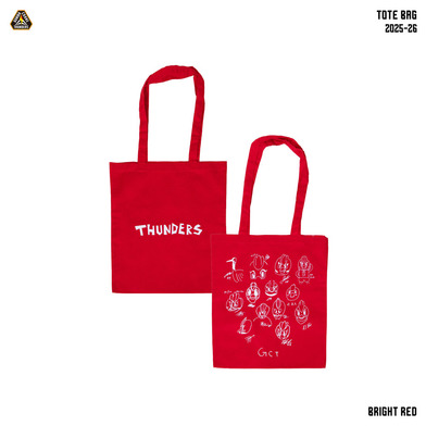 選手描き下ろしサンダくん似顔絵 トートバッグ 2025-26