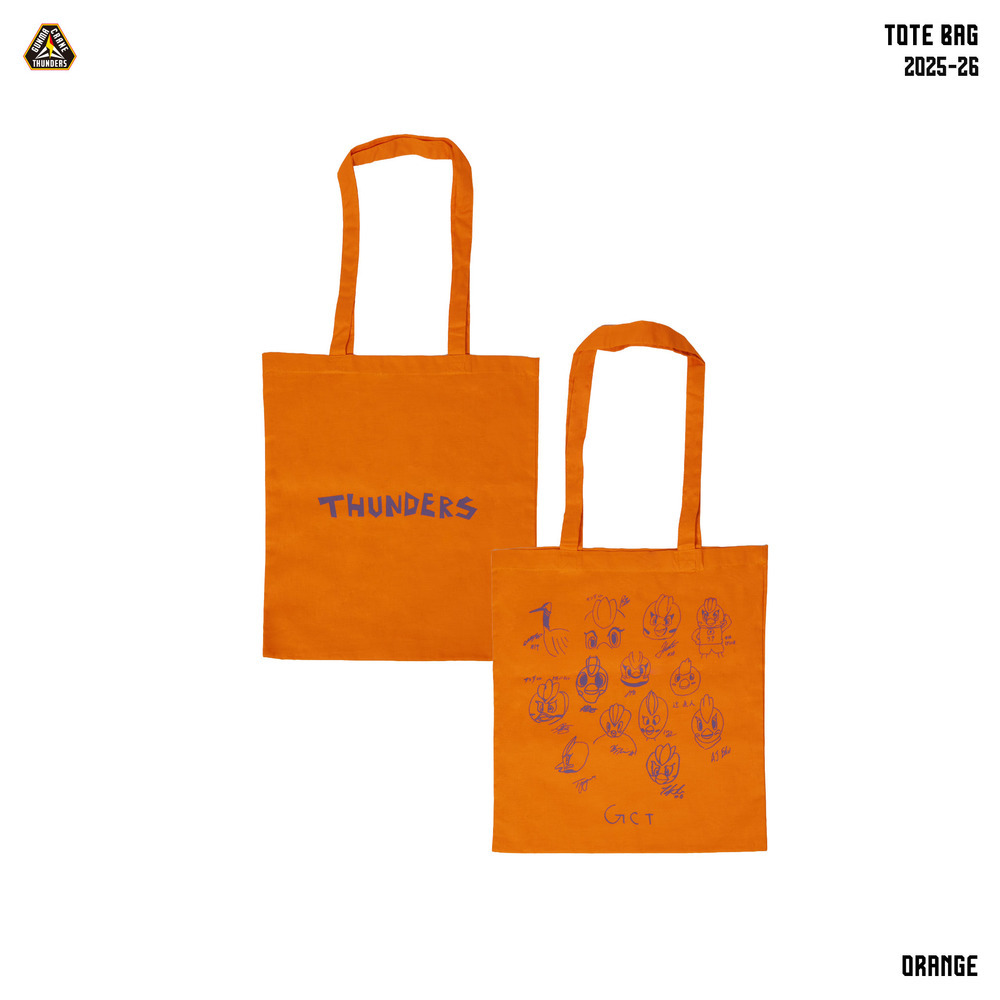 選手描き下ろしサンダくん似顔絵 トートバッグ 2025-26 詳細画像 オレンジ 1