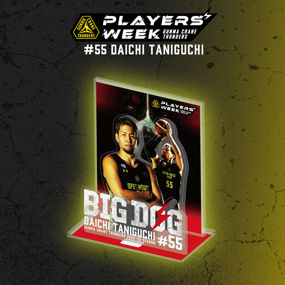 【EC限定】 PLAYER'S WEEK 谷口大智選手 記念グッズ 2025-26 詳細画像 アクリルジオラマ 1