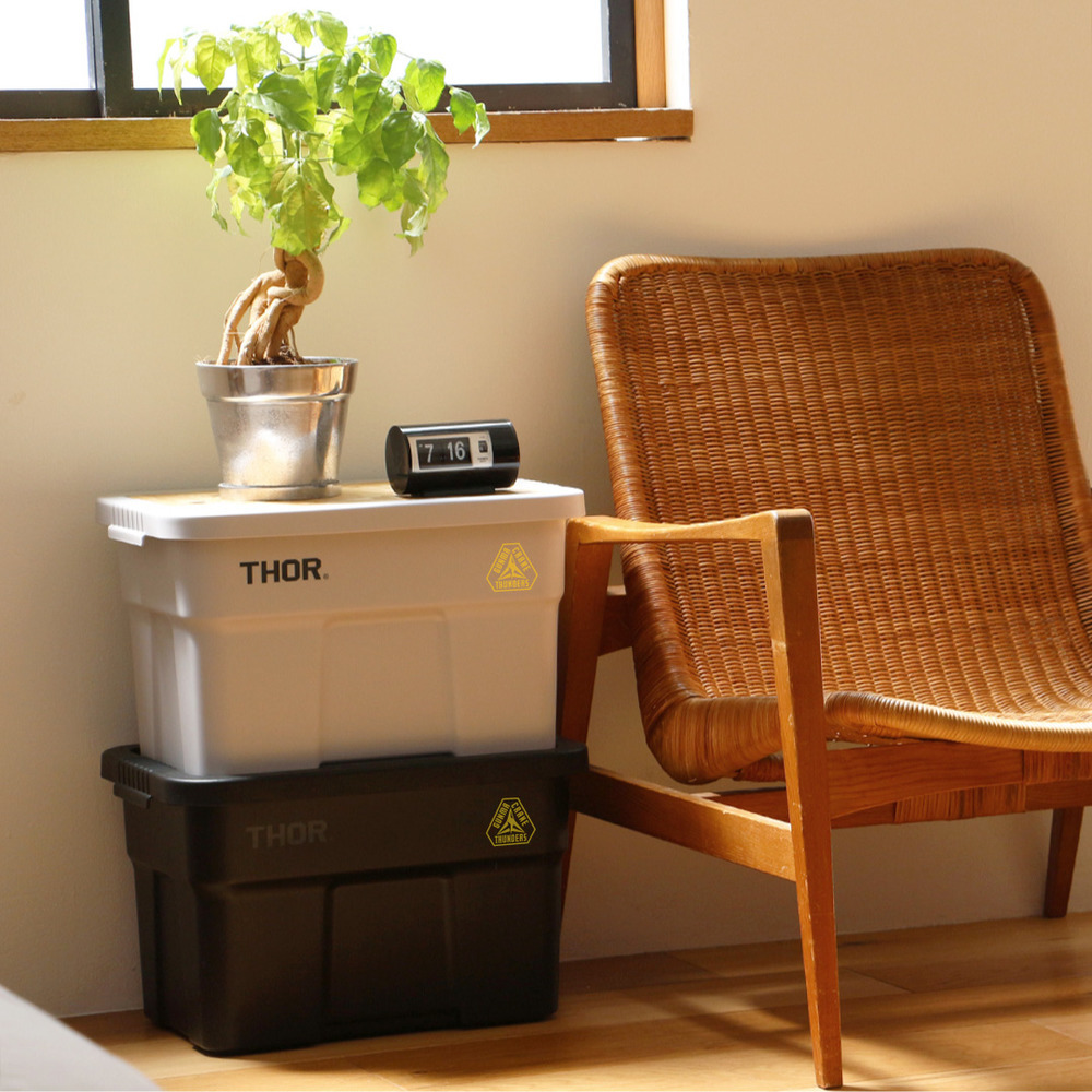 【EC限定】 GCT&times;THOR 蓋付きコンテナボックス 2025-26 詳細画像 53L / オリーブ 2