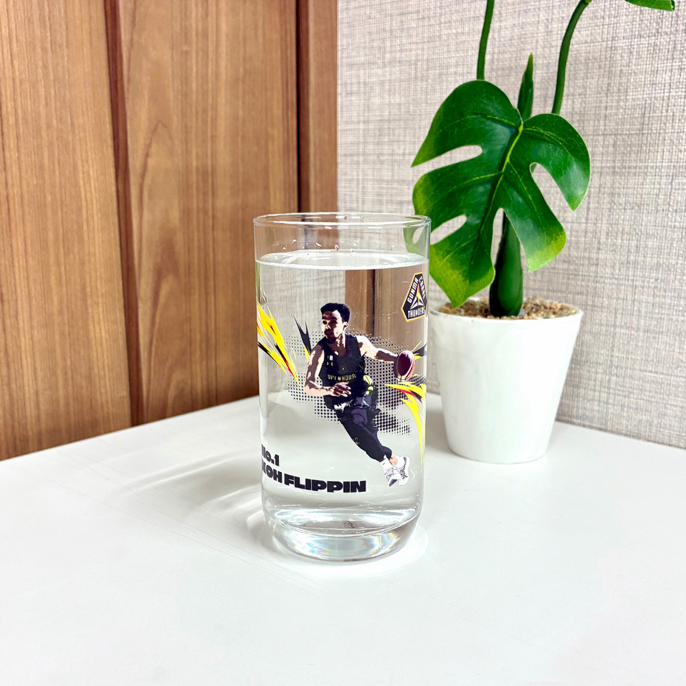 【EC限定】 プレーヤーズイラスト グラスタンブラー 2025ｰ26 詳細画像 #55 谷口大智選手 3