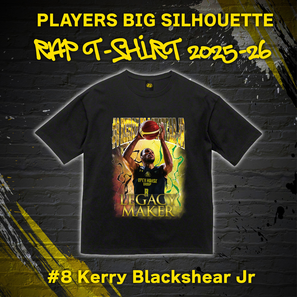 プレーヤーズ ビッグシルエットラップTシャツ 2025-26 詳細画像 #8 ケリー・ブラックシアー・ジュニア選手 1