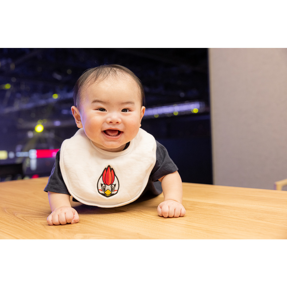 【EC限定】 刺繍ベビースタイ 10.0オンス 2025-26 【サンダくんフェイスver.】 詳細画像 ネイビー 3