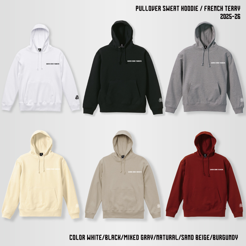 【EC限定】 スウェットプルオーバーパーカー 10.0オンス 2025-26 【プライマリーロゴ】 詳細画像 ナチュラル 3