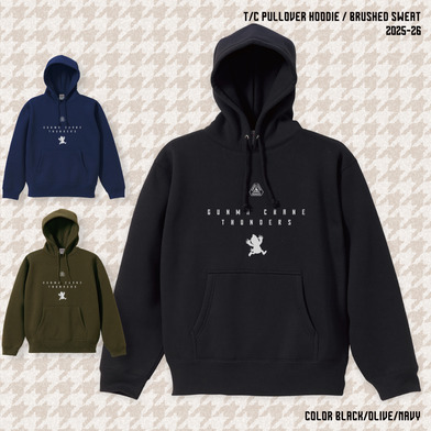 【EC限定】 スウェットプルオーバーパーカー サンダくんシルエット 10.0オンス 裏起毛 2025-26