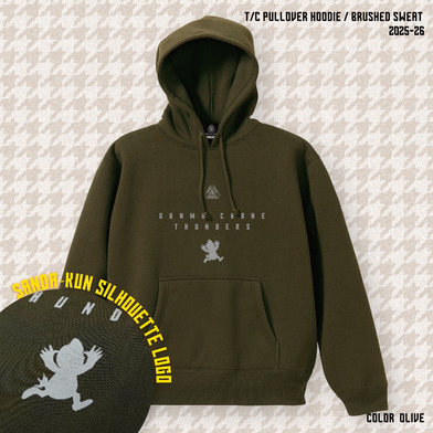 【EC限定】 スウェットプルオーバーパーカー サンダくんシルエット 10.0オンス 裏起毛 2025-26