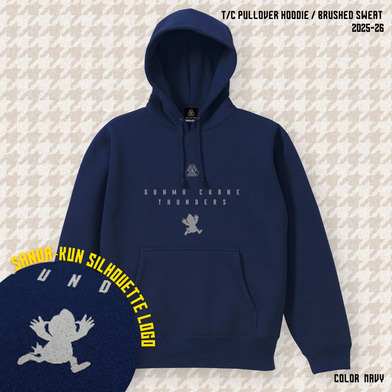 【EC限定】 スウェットプルオーバーパーカー サンダくんシルエット 10.0オンス 裏起毛 2025-26