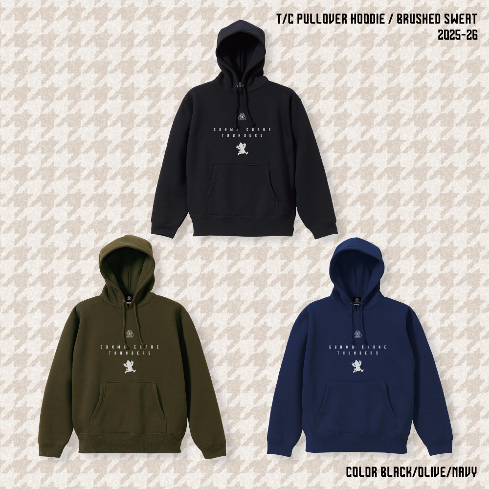 【EC限定】 スウェットプルオーバーパーカー サンダくんシルエット 10.0オンス 裏起毛 2025-26 詳細画像 オリーブ 3