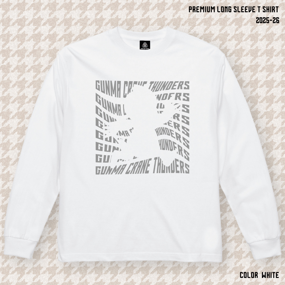 【EC限定】 プレミアムロングスリーブTシャツ サンダくんシルエット 6.2オンス 2025-26 詳細画像 ホワイト 1