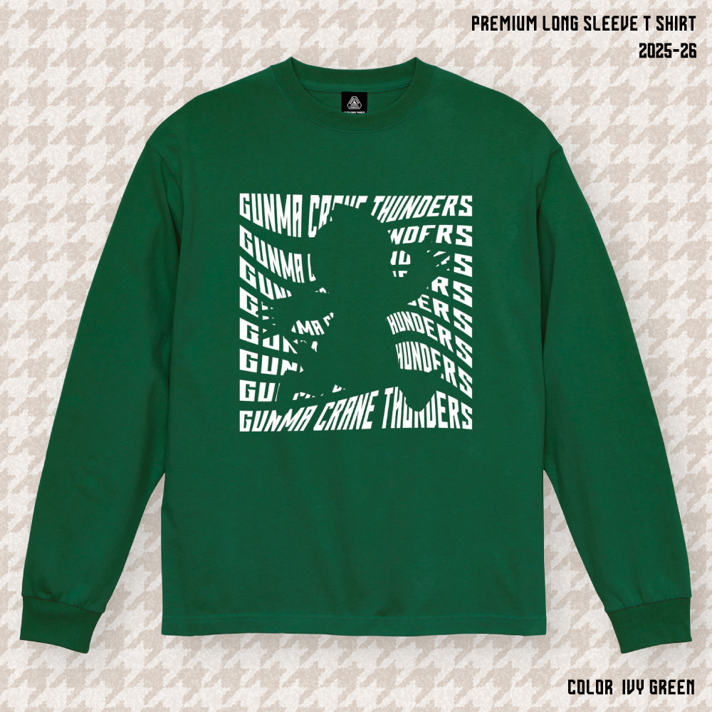 【EC限定】 プレミアムロングスリーブTシャツ サンダくんシルエット 6.2オンス 2025-26 詳細画像 アイビーグリーン 1