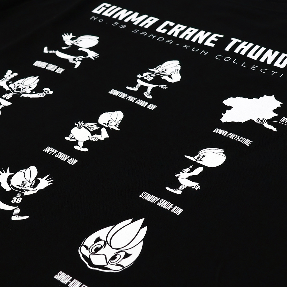 【EC限定】 ハイクオリティーTシャツ サンダくんコレクション 5.6オンス 2025-26 詳細画像 ブラック 2