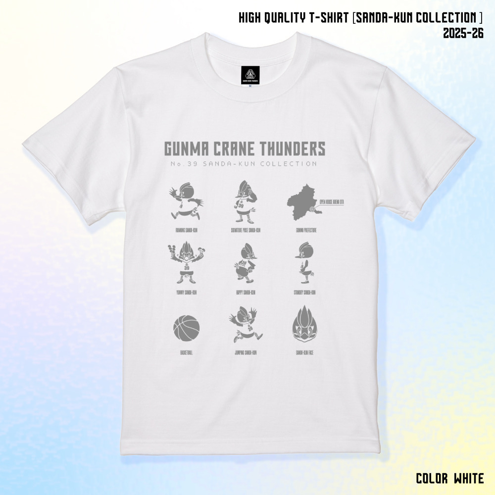 【EC限定】 ハイクオリティーTシャツ サンダくんコレクション 5.6オンス 2025-26 詳細画像 ホワイト 1