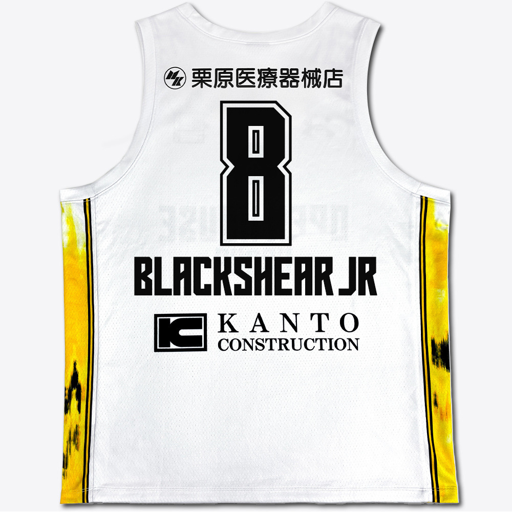 【公式】 レプリカユニフォーム 2025-26 (アウェー/ホワイト) 【初期ロット期間限定受注開始！】 詳細画像 #8 ケリー・ブラックシアー・ジュニア選手 3