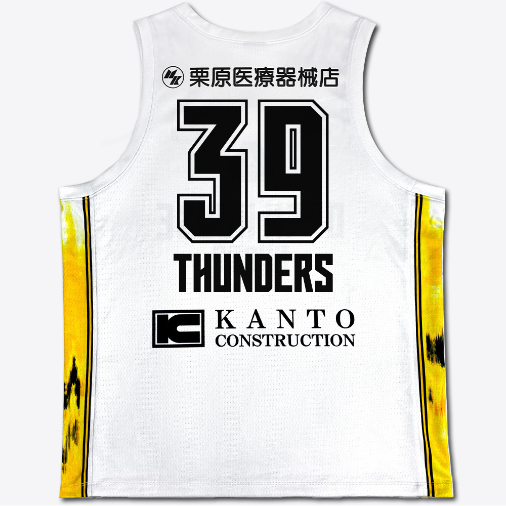 【公式】 レプリカユニフォーム 2025-26 (アウェー/ホワイト) 【初期ロット期間限定受注開始！】 詳細画像 #39 サンダーズ 3