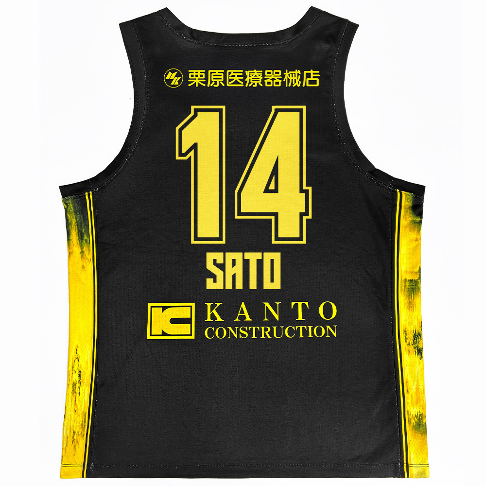 【公式】 レプリカユニフォーム 2025-26 (ホーム/ブラック) 【初期ロット期間限定受注開始！】 詳細画像 #14 佐藤誠人選手 3