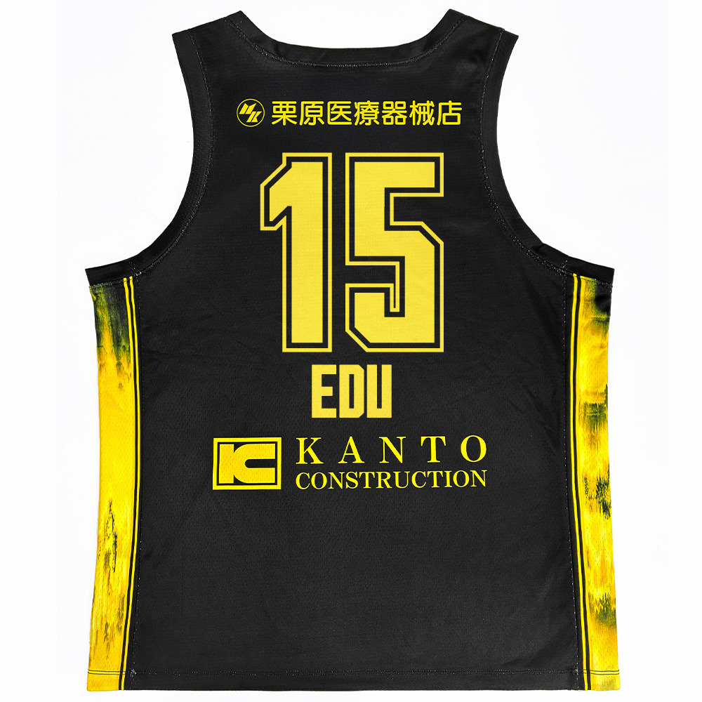 【公式】 レプリカユニフォーム 2025-26 (ホーム/ブラック) 【初期ロット期間限定受注開始！】 詳細画像 #15 エージェー・エドゥ選手 3