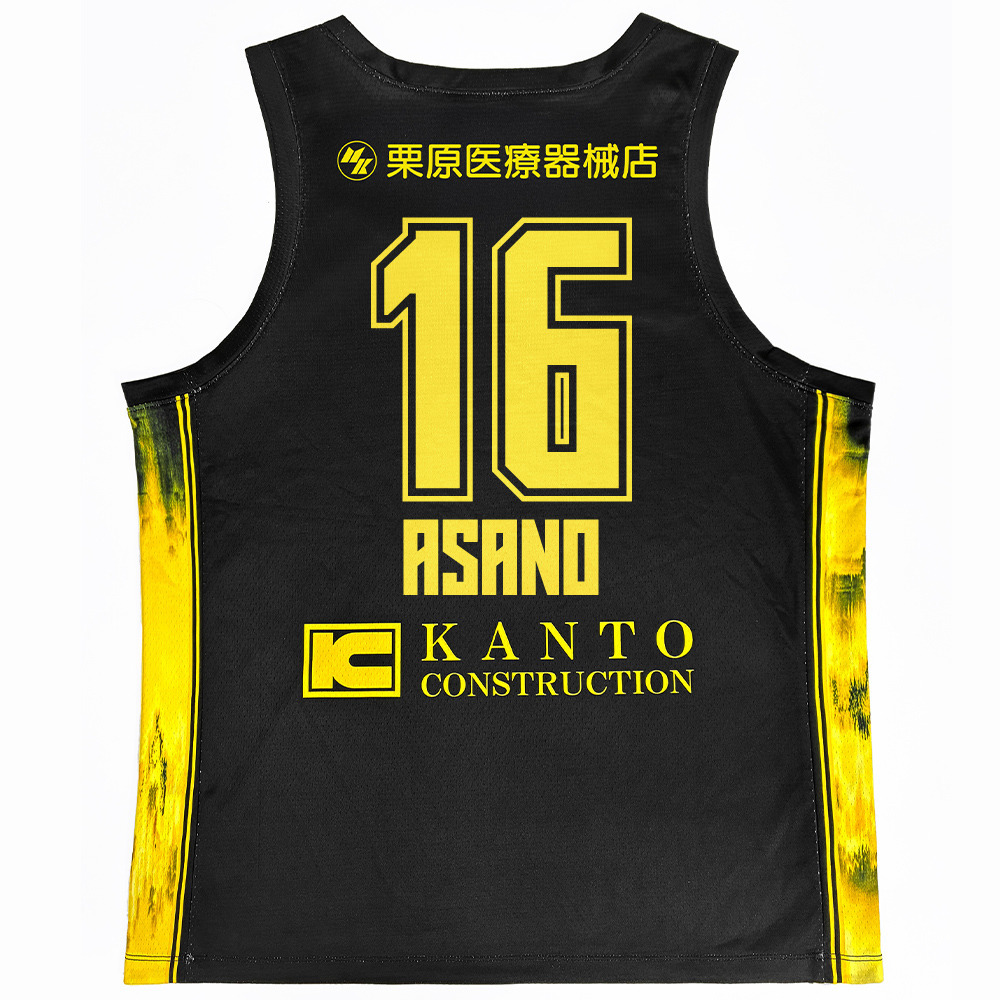 【公式】 レプリカユニフォーム 2025-26 (ホーム/ブラック) 【初期ロット期間限定受注開始！】 詳細画像 #16 淺野ケニー選手 3