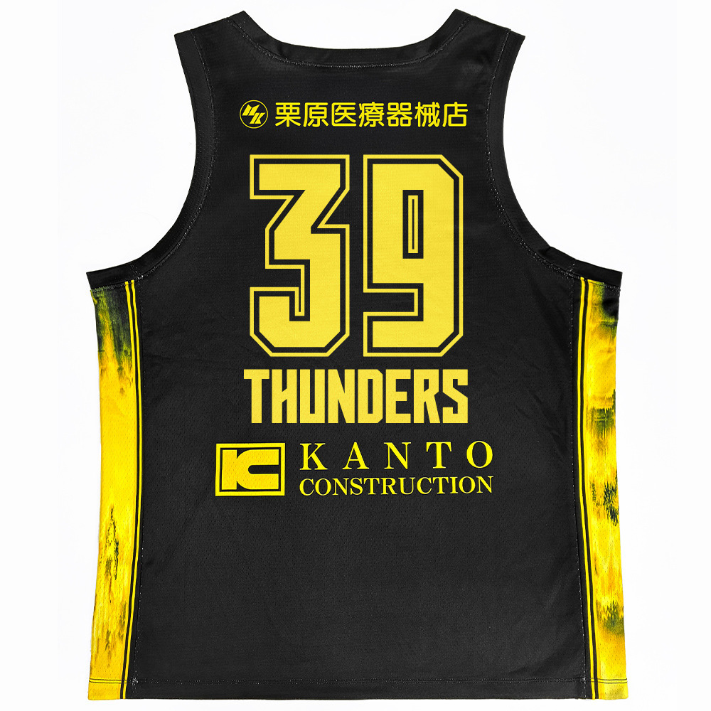 【公式】 レプリカユニフォーム 2025-26 (ホーム/ブラック) 【初期ロット期間限定受注開始！】 詳細画像 #39 サンダーズ 3