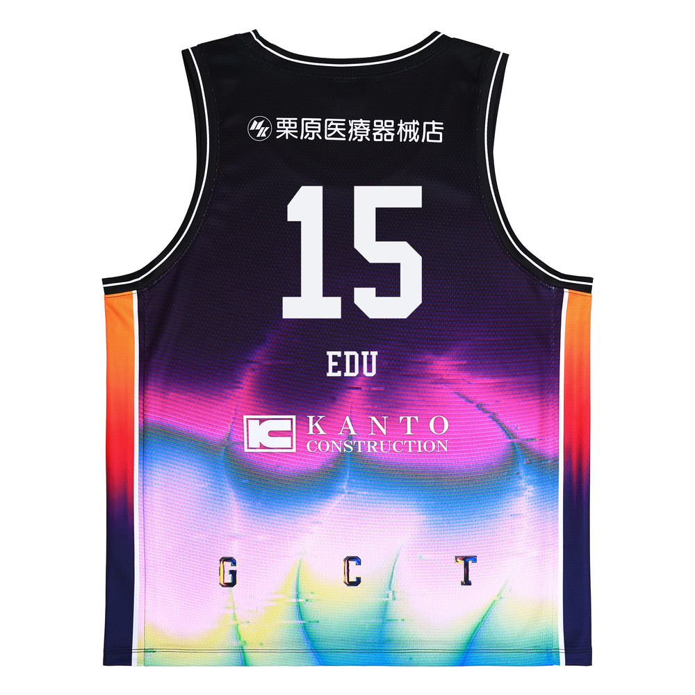 【公式】 レプリカユニフォーム パープル 2025-26 (ALL GUNMA UNIFORM) 詳細画像 #15 エージェー・エドゥ選手 2