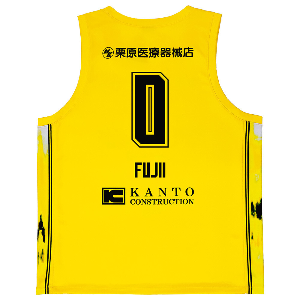 【公式】 レプリカユニフォーム イエロー 2025-26 (PLAY CRAZY YELLOW UNIFORM) 詳細画像 #0 藤井祐眞選手 2
