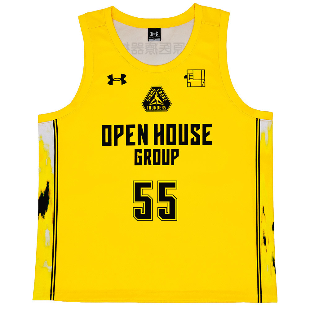 【公式】 レプリカユニフォーム イエロー 2025-26 (PLAY CRAZY YELLOW UNIFORM) 詳細画像 #55 谷口大智選手 1